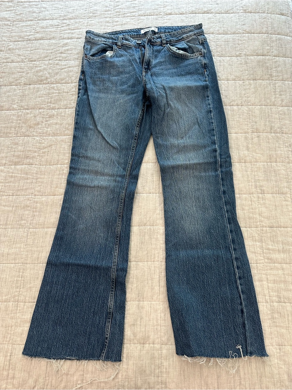 Pull&Bear Dark Blue Flared Jeans